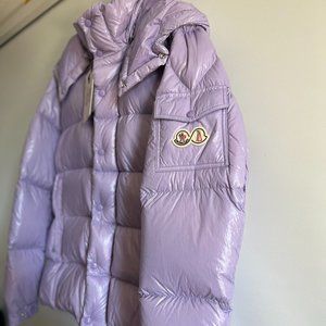 BRAND NEW- Iconic Moncler Maya 70 jacket;  MEN- SIZE 4, color PURPLE